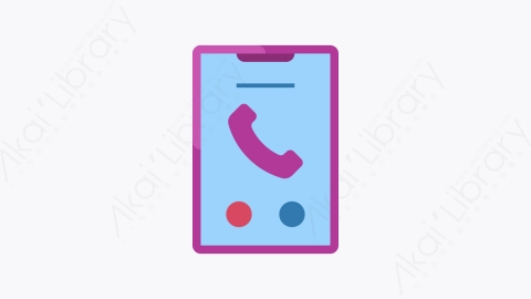 图片素材-008-智能手机smartphone扁平卡通通信元素图标