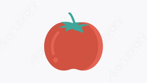 图片素材-008-番茄tomato扁平卡通食物餐饮元素图标