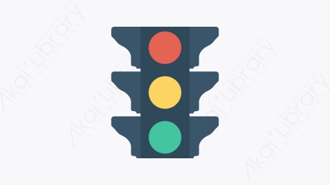 图片素材-008-红绿灯trafficlight扁平卡通交通运输工具图标元素