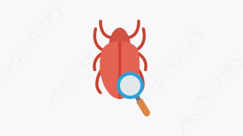 图片素材-0089-病毒bug卡通扁平生活日常安全元素图标