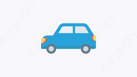 图片素材-009-汽车-6car扁平卡通旅游旅行游记元素图标