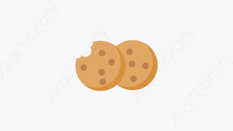 图片素材-009-饼干cookies扁平卡通面包店元素图标