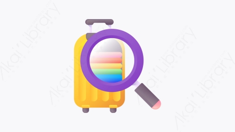 图片素材-009-行李luggage扁平卡通机场元素图标