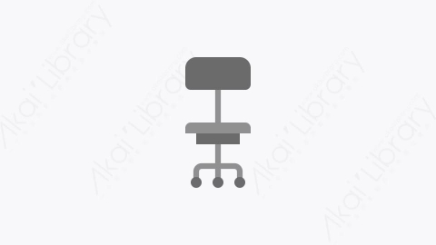 图片素材-009-办公椅office_chair扁平卡通家具图标