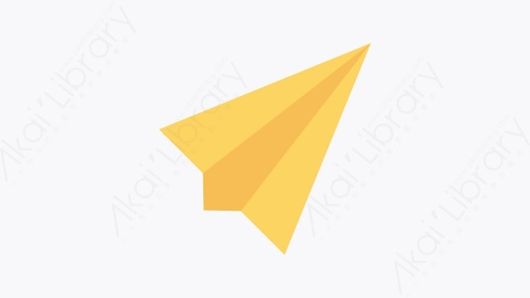 图片素材-009-纸飞机paperplane扁平卡通办公设计和打印元素图标