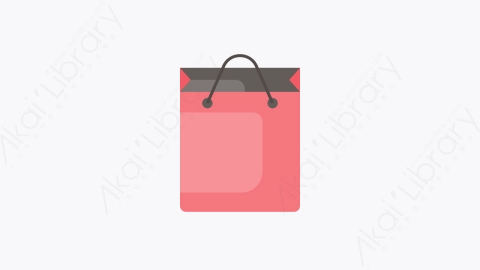 图片素材-009-购物袋shopping_bag扁平卡通黑色星期五元素图标