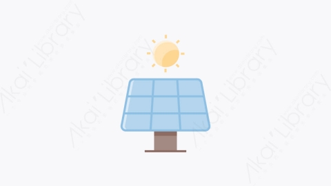 图片素材-009-太阳能电池板solar_panel扁平卡通生态元素图标