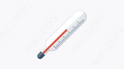 图片素材-009-温度计-1thermometer扁平卡通医疗设施与健康图标元素