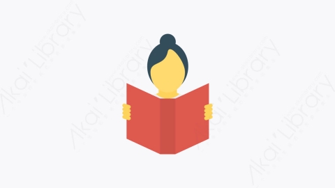 图片素材-0096-阅读reading卡通扁平体育运动活动元素图标