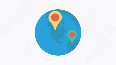 图片素材-0097-全球-1worldwide卡通扁平地图和导航元素图标
