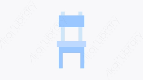 图片素材-010-椅子-1chair扁平卡通家具和家用元素图标