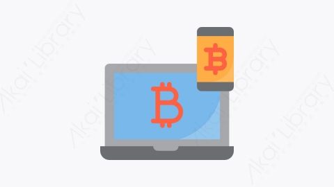 图片素材-010-计算机computer扁平卡通金融财经比特币元素图标