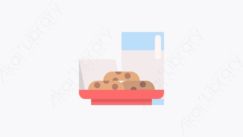 图片素材-010-饼干cookie扁平卡通圣诞节元素图标