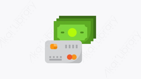 图片素材-010-财务finance扁平卡通金融付款元素图标