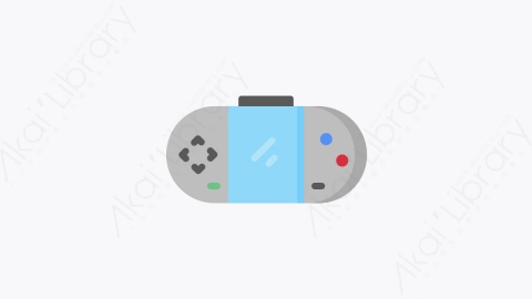 图片素材-010-游戏机game_console扁平卡通电器科技技术元素图标