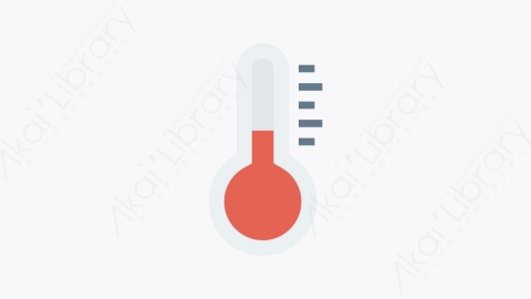 图片素材-010-温度计thermometer扁平卡通医疗设施与健康图标元素