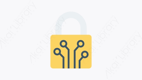 图片素材-0102-挂锁padlock卡通扁平生活日常安全元素图标