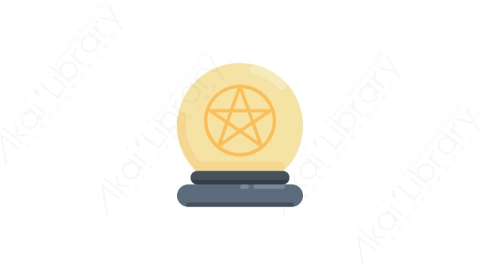 图片素材-011水晶球_crystal_ball魔术魔法道具元素图标