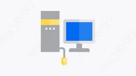 图片素材-011-桌面desktop扁平卡通通信互联网元素图标