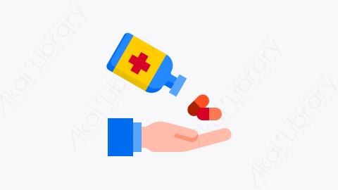 图片素材-011-药物drug扁平卡通医疗保健元素图标