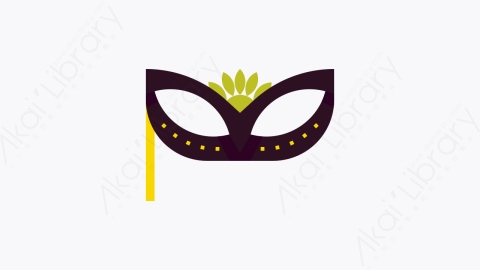 图片素材-011-化装舞会masquerade扁平卡通事件元素图标