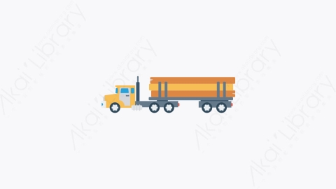 图片素材-011-油罐车-3tanker扁平卡通交通运输工具图标元素