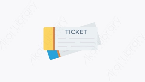 图片素材-011-车票-2ticket扁平卡通旅游旅行游记元素图标