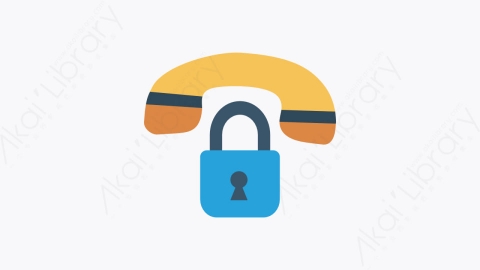 图片素材-0112-电话telephone卡通扁平生活日常安全元素图标