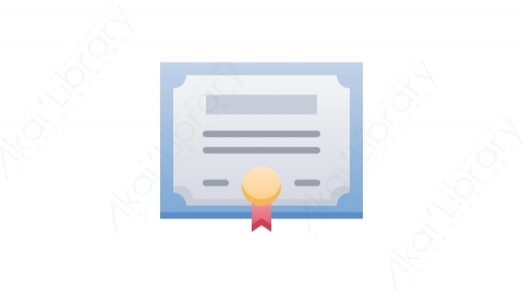 图片素材-012证书_certificate教育学校教学道具元素图标