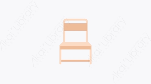 图片素材-012-椅子chair扁平卡通家具图标