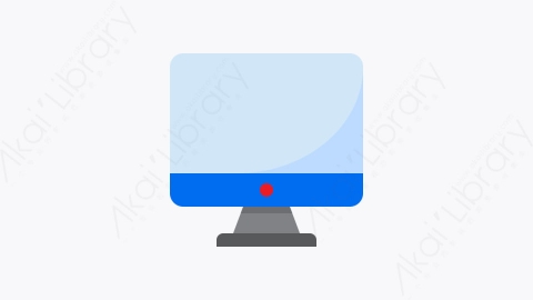图片素材-012-计算机computer扁平卡通Office元素图标