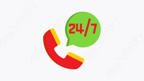 图片素材-012-客户服务customer_service扁平卡通电子商务元素图标