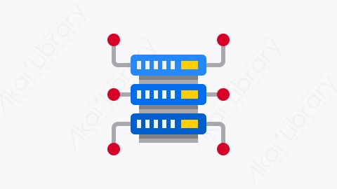 图片素材-012-数据存储data_storage扁平卡通虚拟主机元素图标
