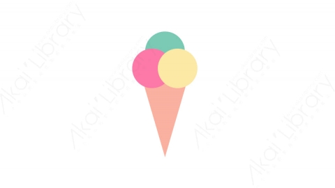 图片素材-012冰淇淋_ice_cream夏季沙滩道具元素图标