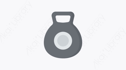 图片素材-012-壶铃kettlebell扁平卡通运动健身元素图标