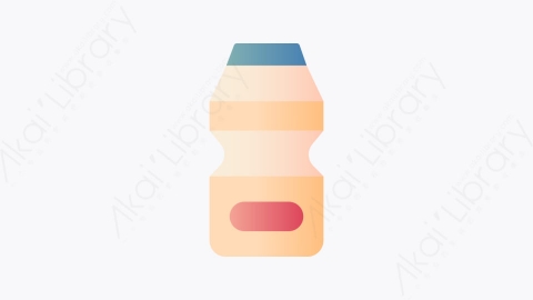 图片素材-012-牛奶milk扁平卡通乳制品图标