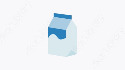 图片素材-012-牛奶盒milk_box扁平卡通面包店元素图标