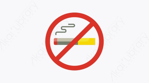 图片素材-012-禁止吸烟no_smoking扁平卡通酒店元素图标