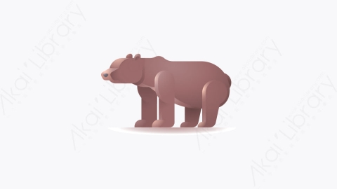 图片素材-013-熊bear卡通动物元素图标