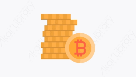 图片素材-013-比特币-2bitcoins扁平卡通金融财经比特币元素图标