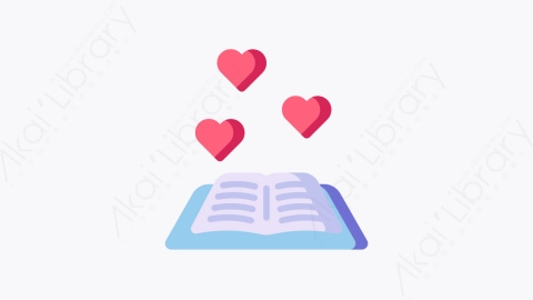 图片素材-013-情书love_books扁平卡通回到学校元素图标