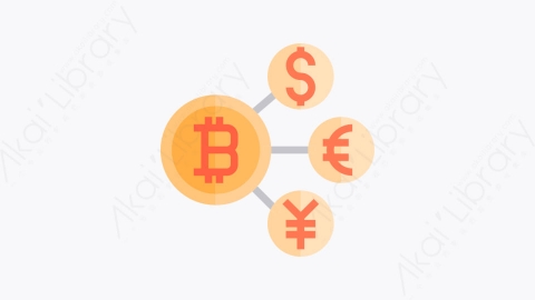 图片素材-013-货币兑换-3moneyexchange扁平卡通金融财经比特币元素图标