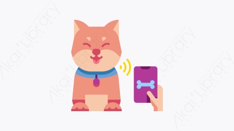 图片素材-013-宠物pets扁平卡通物联网元素图标