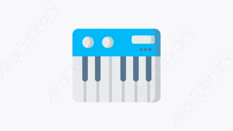 图片素材-013-钢琴piano扁平卡通玩具元素图标