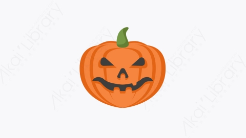 图片素材-013-南瓜pumpkin扁平卡通万圣节元素图标