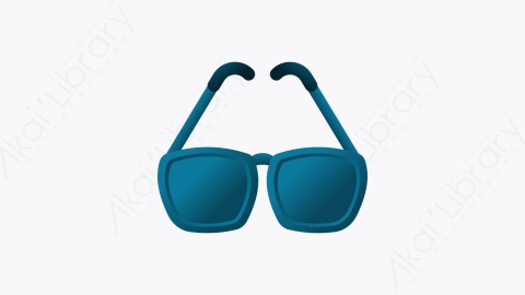 图片素材-013-太阳镜sunglasses扁平卡通衣服元素图标