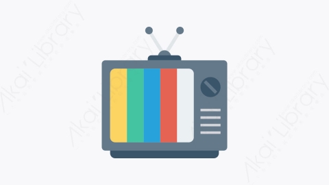 图片素材-013-电视tv卡通扁平移动和智能设备元素图标