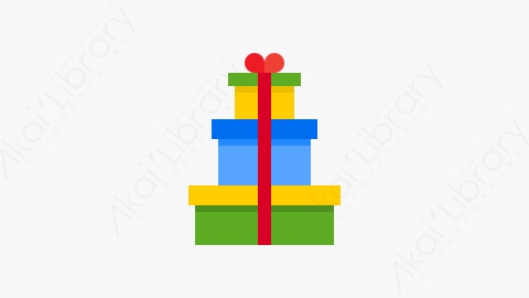 图片素材-014-礼品盒gift_boxes扁平卡通礼物元素图标