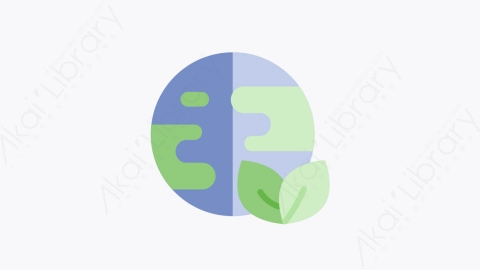 图片素材-014-绿大地green_earth扁平卡通生态元素图标