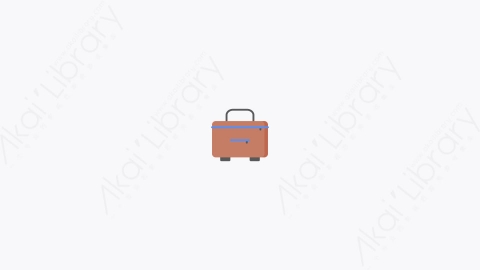 图片素材-014-行李luggage扁平卡通外出旅游旅行元素图标